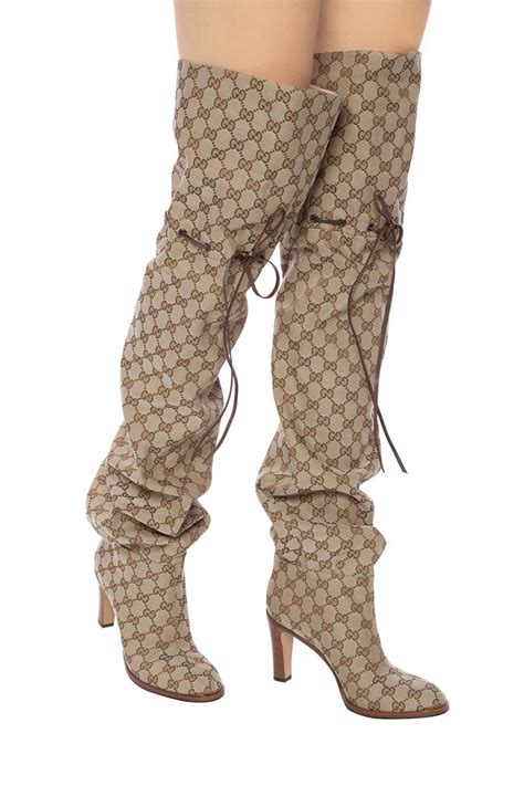 gucci thigh high boots size 9|gucci knee high boots price.